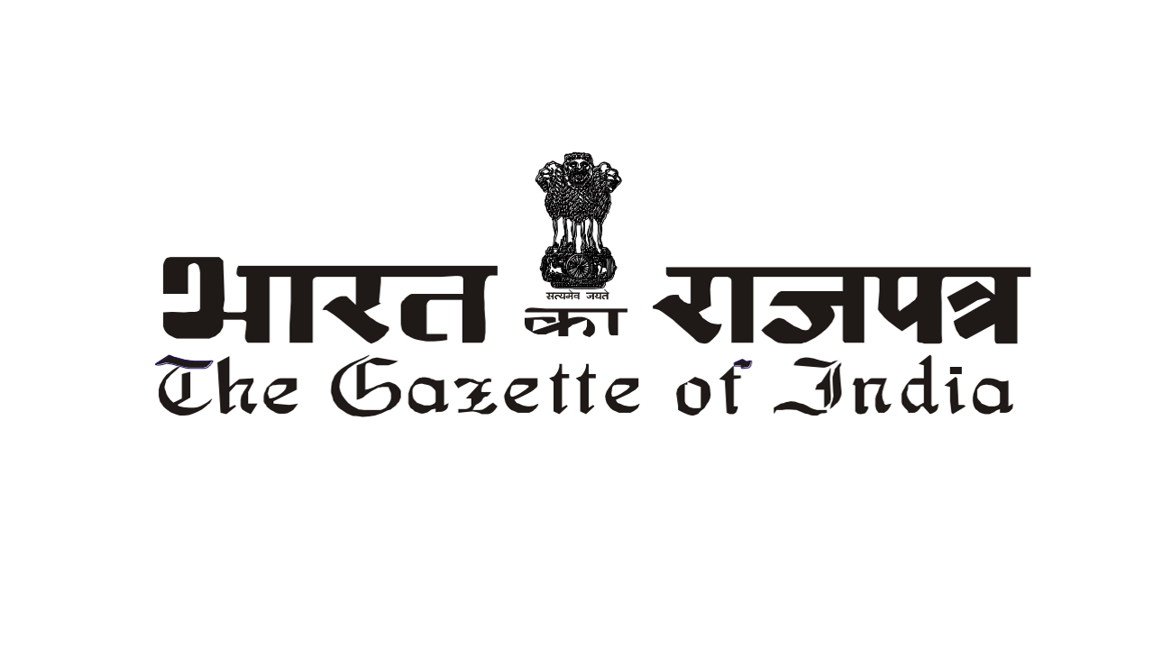 Gazette Certificate