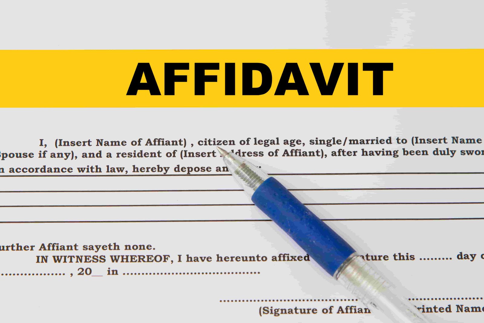 Affidavit